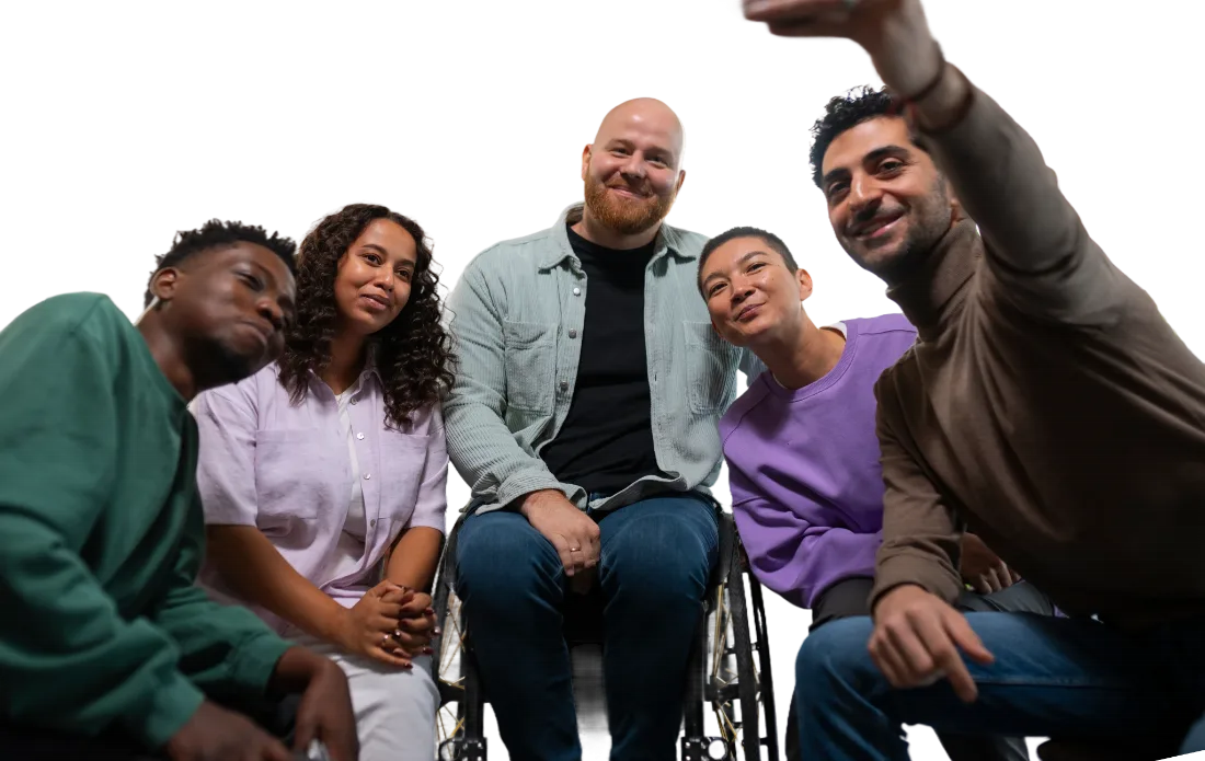 Members connecting in a relationships circl